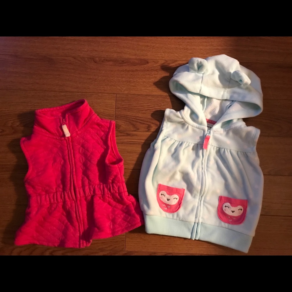 Two Carter’s Vests (9 months)